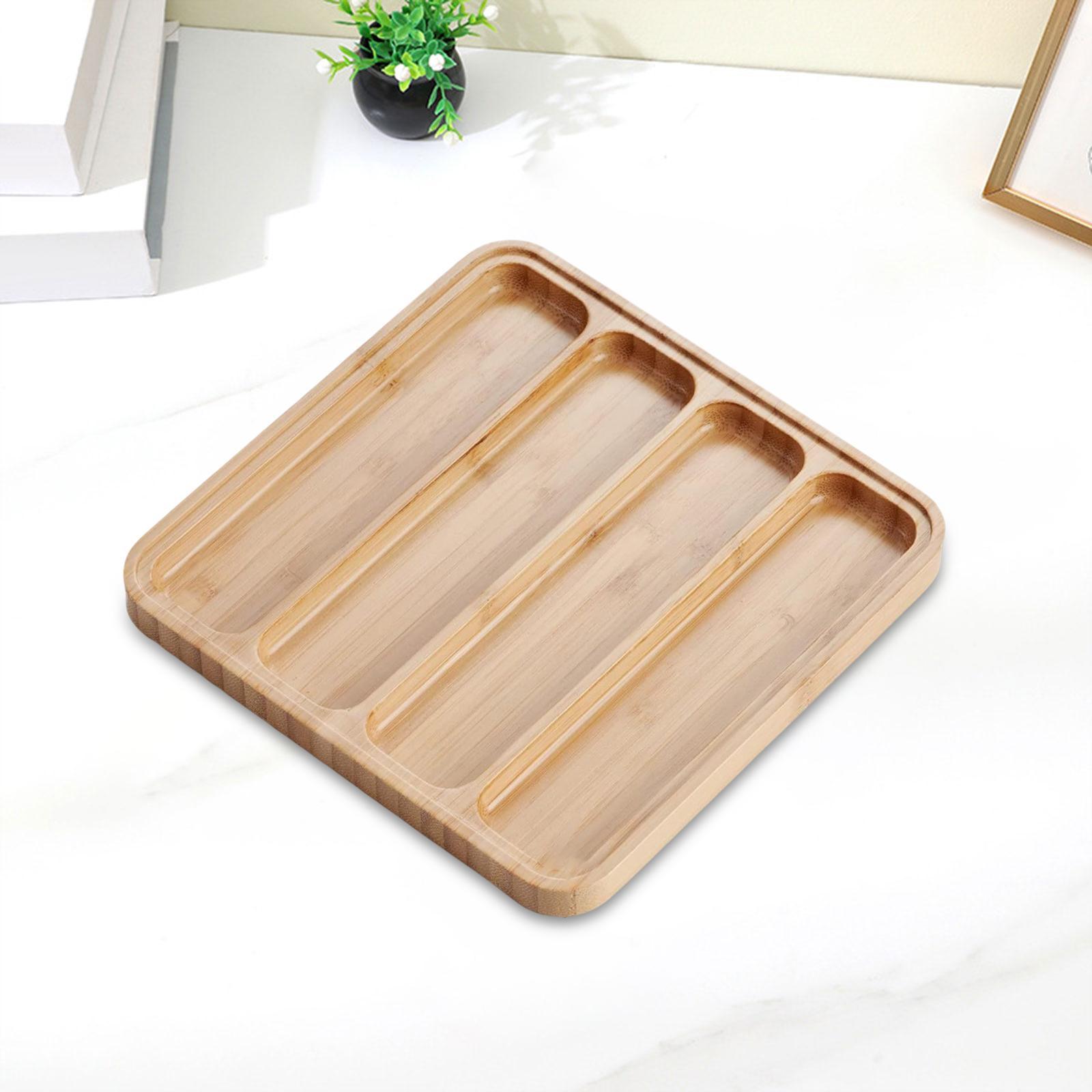 Men'S Accessories Organizer Tray - Tempat Penyimpanan Tali Jam Tangan Kayu,