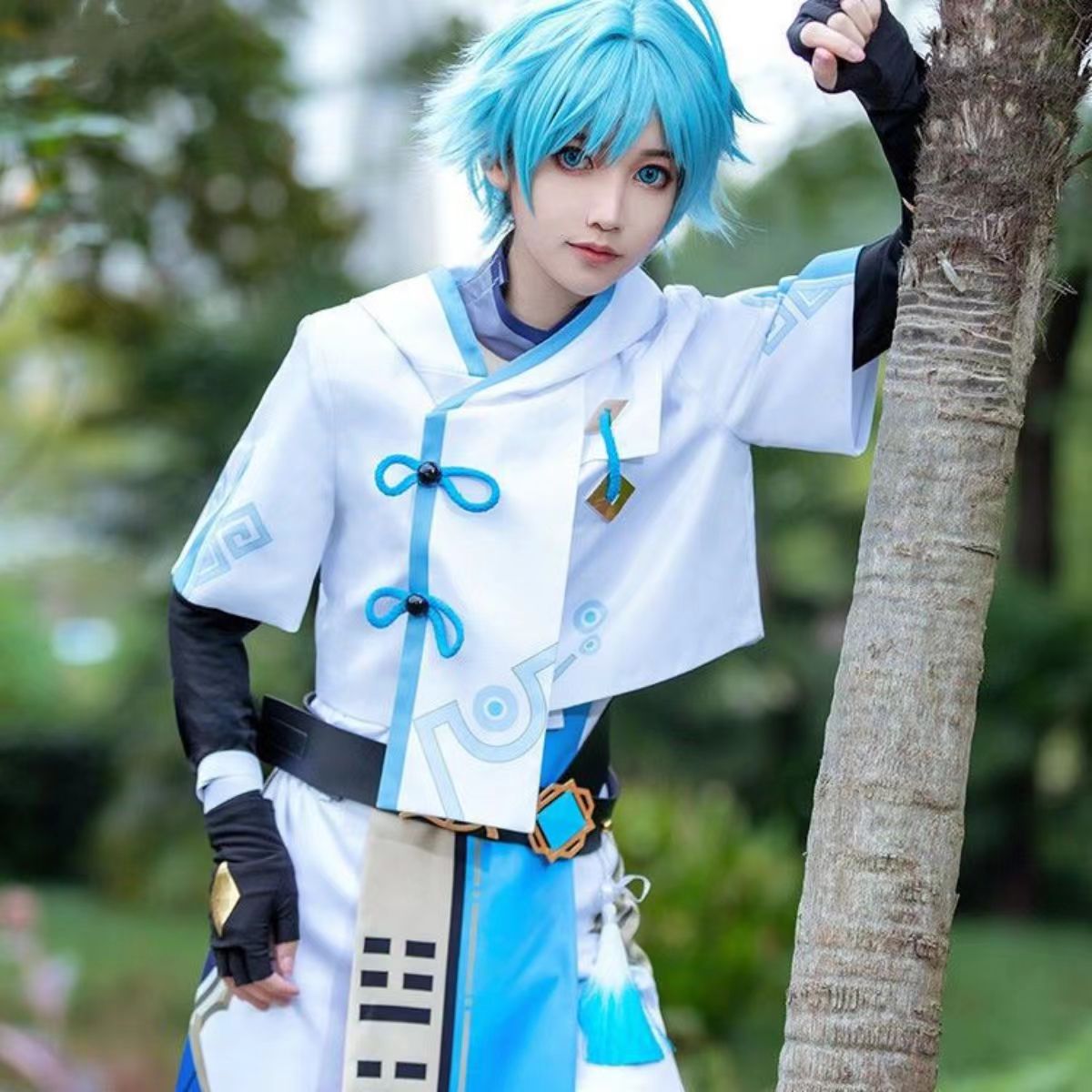 Men Accessories Set - Kostum Cosplay Genshin Impact ChongYun Set
