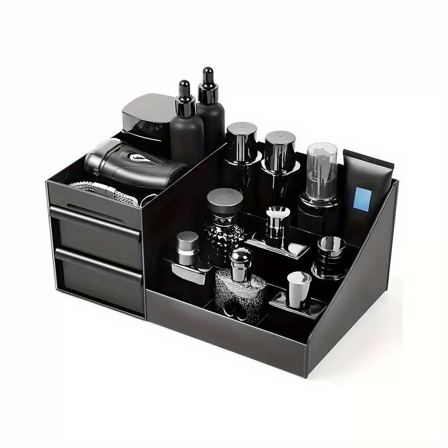 Men'S Accessories Organizer Tray - Kotak Penyimpanan Kosmetik Vintage untuk Kamar