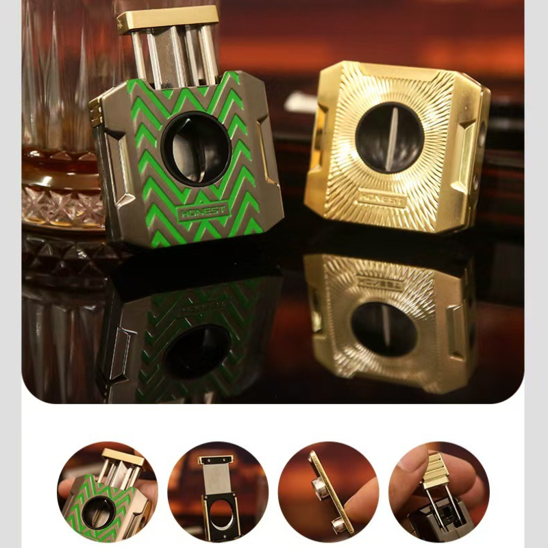 Cigar Cutter Set - Set Alat Cerutu HONEST 4 in