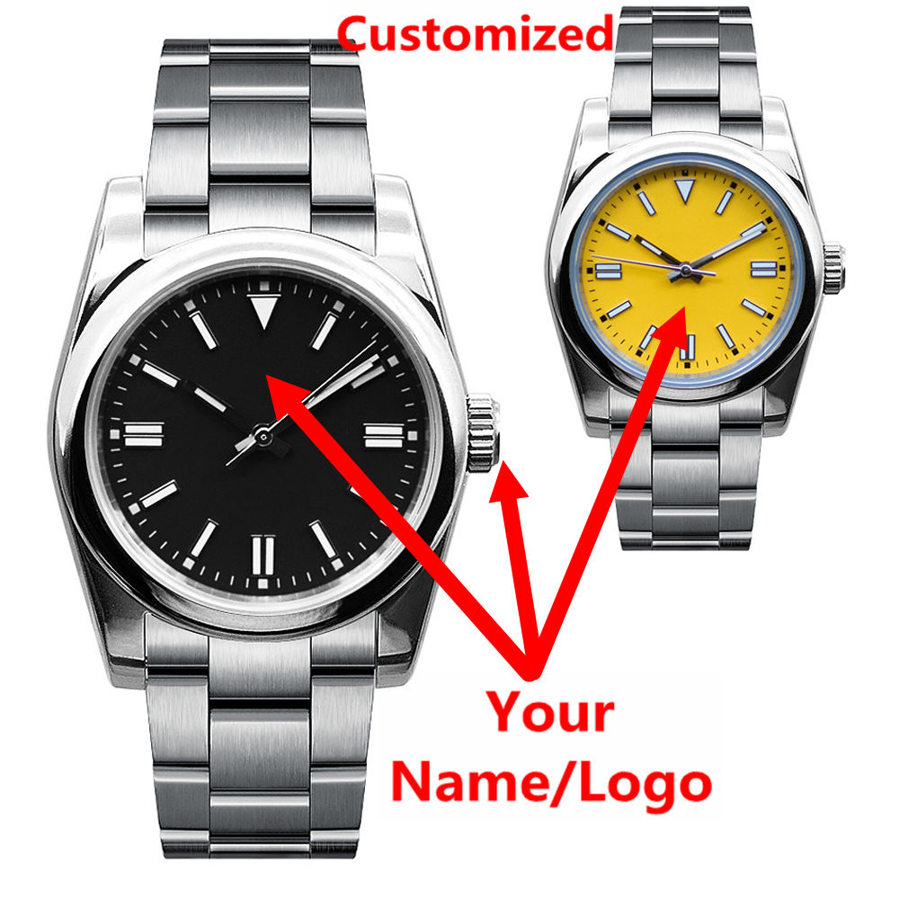Men Accessories Jewellery - Jam Tangan Pria Logo Kustom Safir