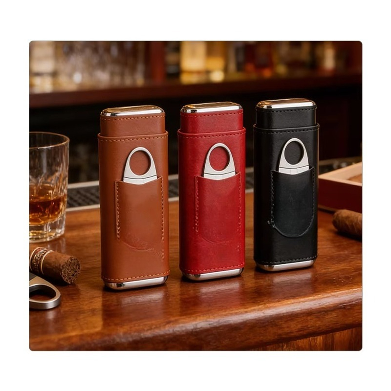 Cigar Cutter Set - Kotak humidifier cerutu, kotak cerutu dengan