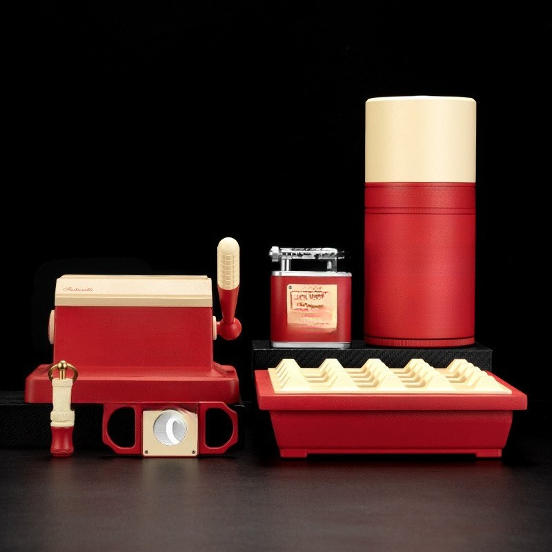 Pemotong Cerutu, Pemantik Api, - Cigar Cutter Set ulasan dan harga