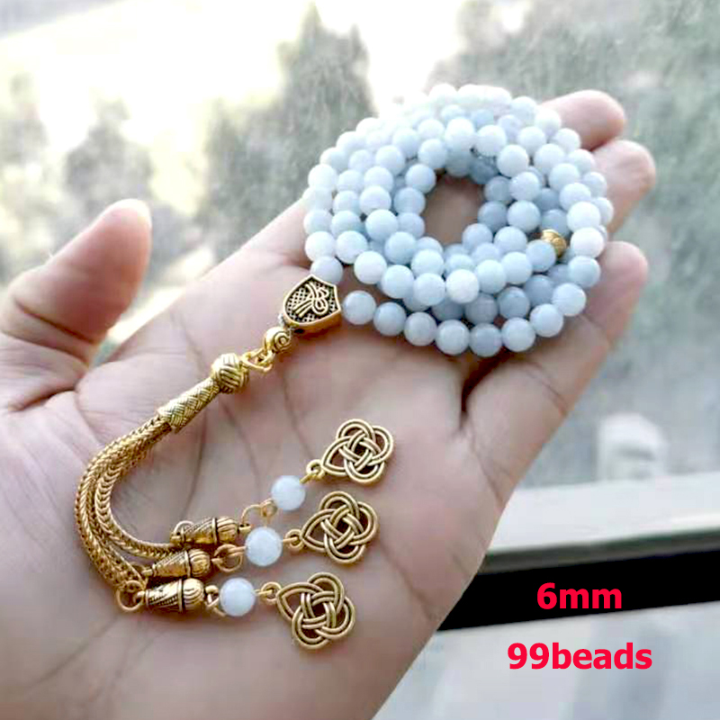 Tasbih gelang Muslim batu Aqua - Men Accessories Hk ulasan dan harga