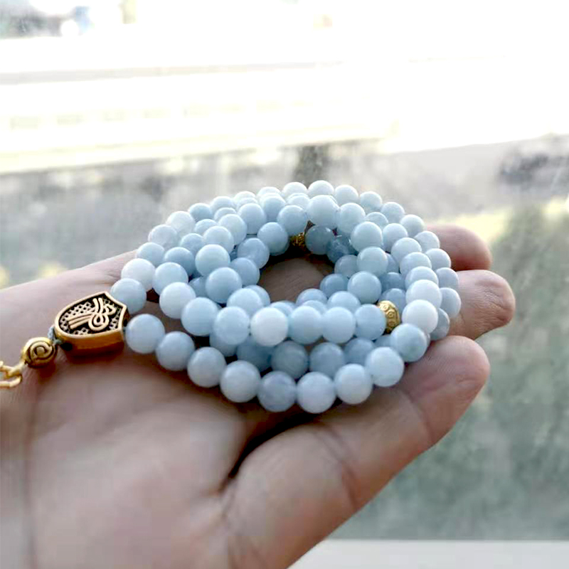 Tasbih gelang Muslim batu Aqua - Men Accessories Hk ulasan dan harga