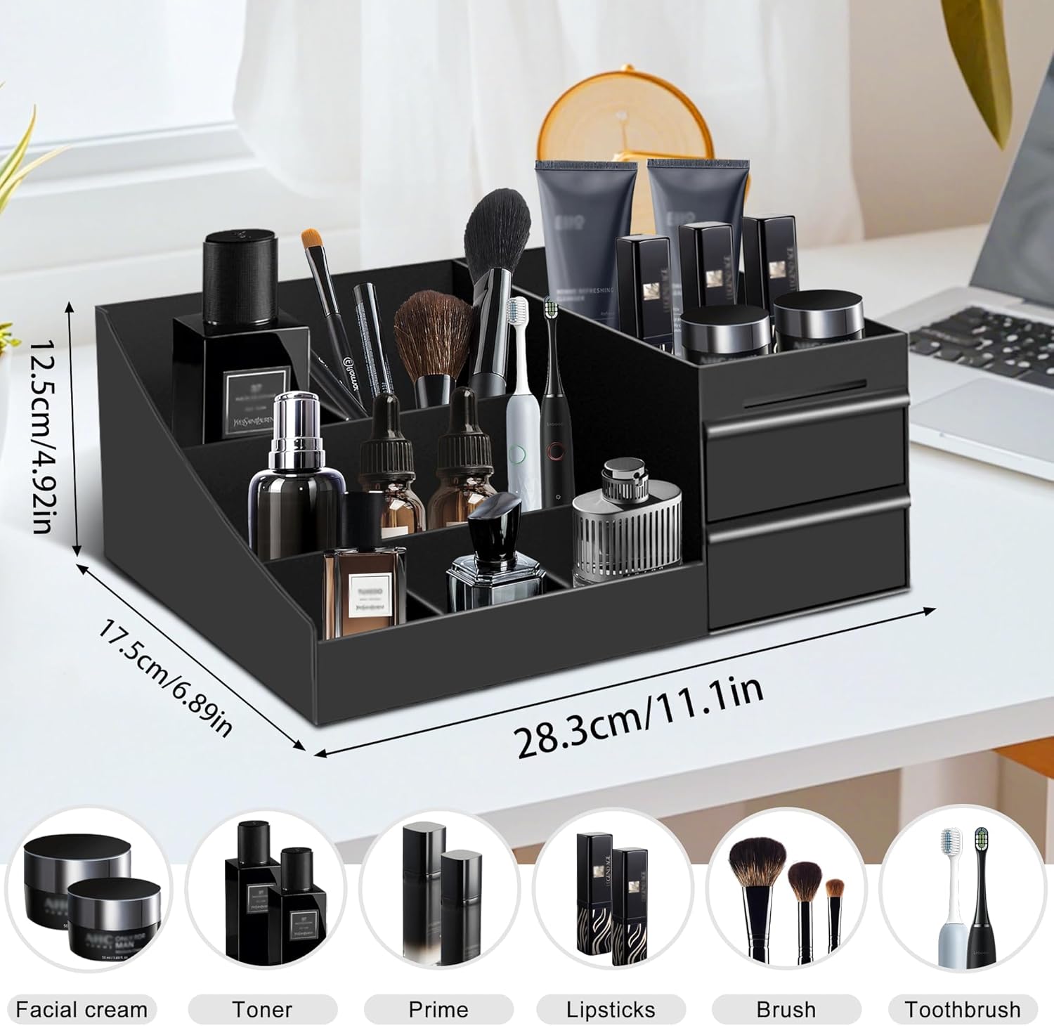 Kotak Penyimpanan Kosmetik Vin - Men'S Accessories Organizer Tray ulasan dan harga
