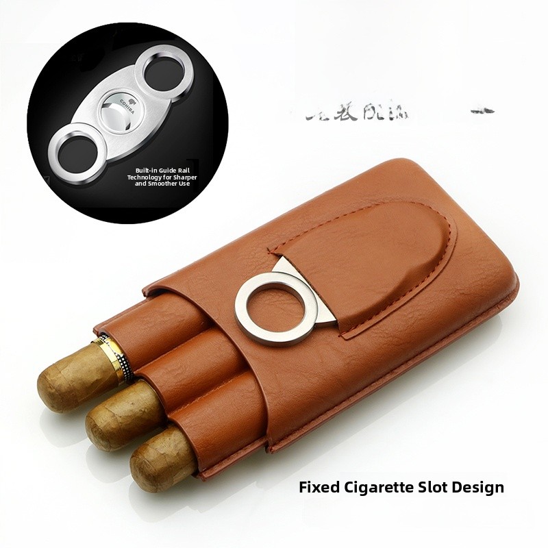 Set Kotak Cerutu Portabel isi  - Cigar Cutter Set ulasan dan harga