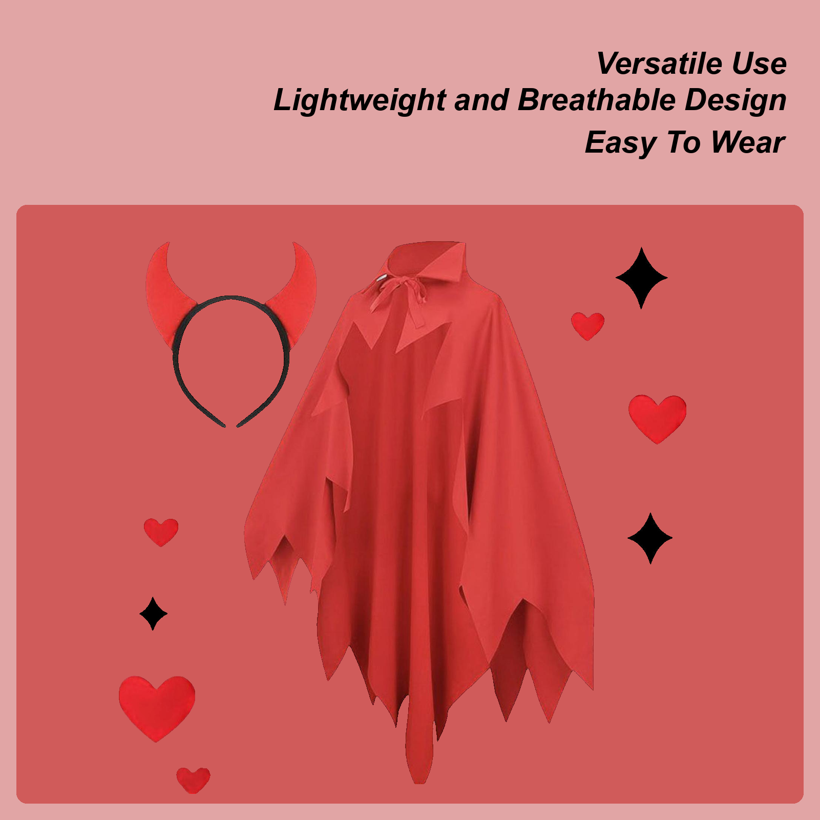 Jubah Vampir Pakaian Vampir Hi - Men'S Vampire Accessories ulasan dan harga