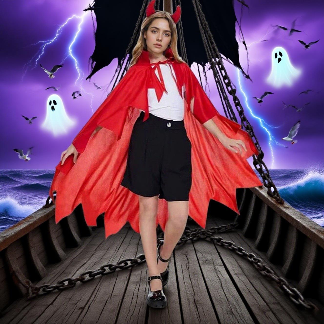 Jubah Vampir Pakaian Vampir Hi - Men'S Vampire Accessories ulasan dan harga