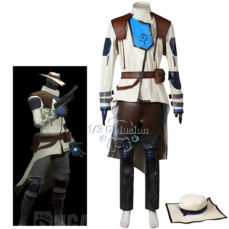 Kostum Cosplay Valorant Cypher - Men Accessories Set ulasan dan harga