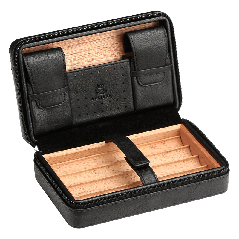 GALINER Humidor Cerutu Kulit d - Cigar Cutter Set ulasan dan harga