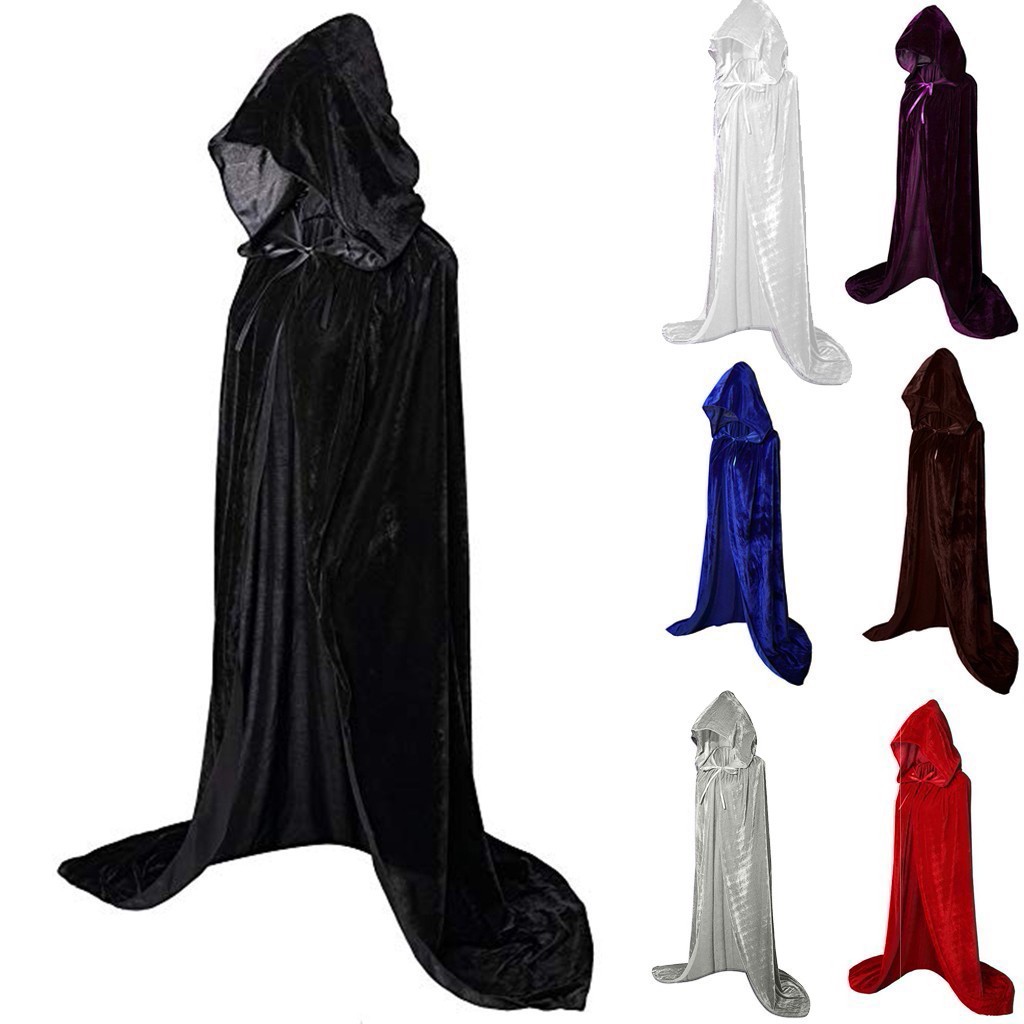 Jubah Halloween Jubah Berkerud - Men'S Vampire Accessories ulasan dan harga