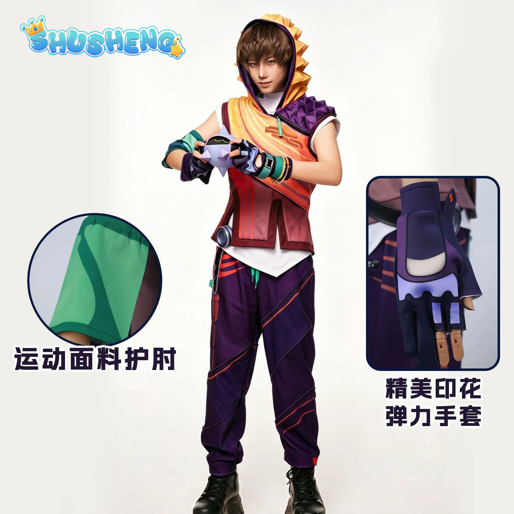 Kostum Cosplay Valorant Miks P - Men Accessories Set ulasan dan harga