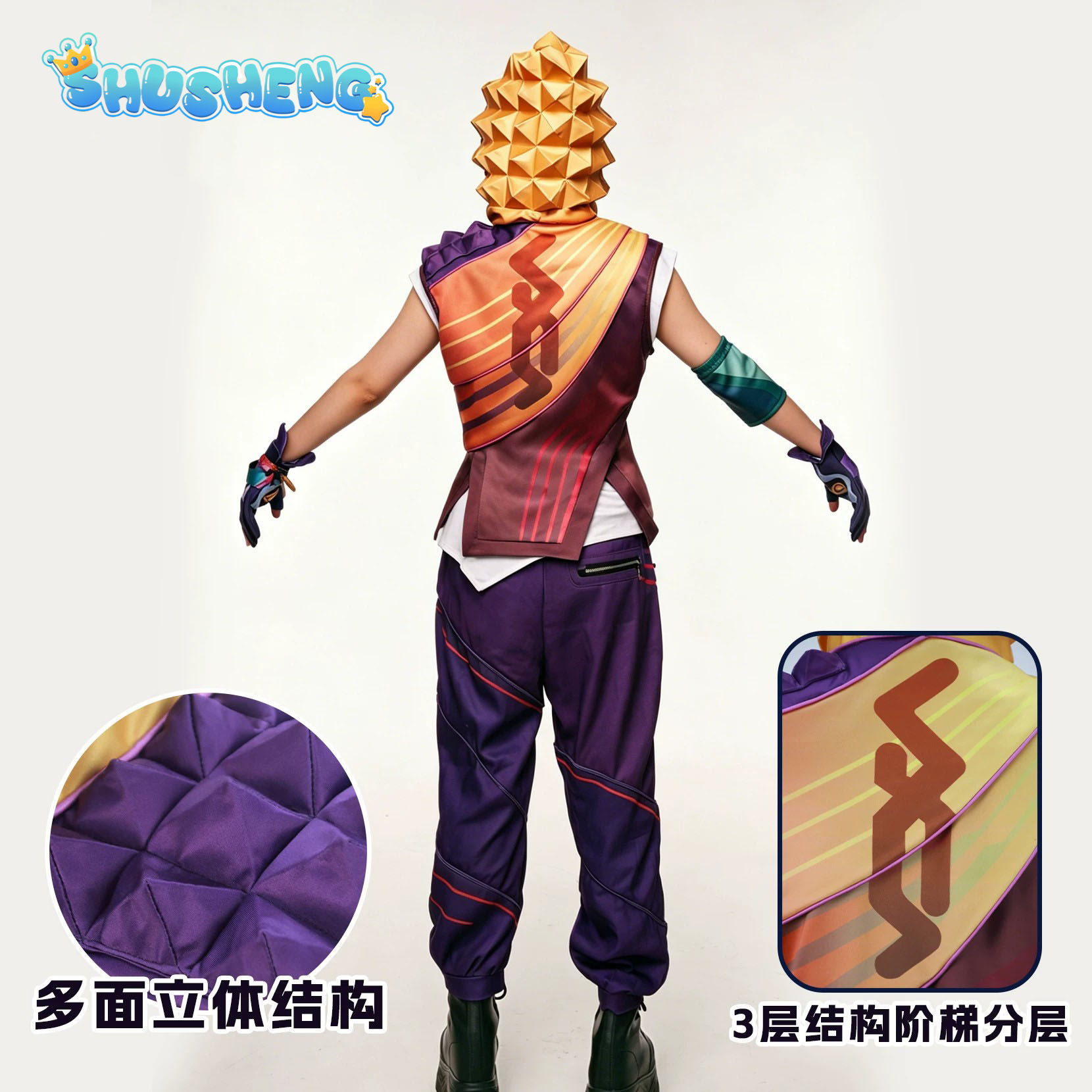 Kostum Cosplay Valorant Miks P - Men Accessories Set ulasan dan harga