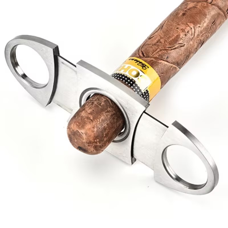 Gunting cerutu Stainless Steel - Cigar Cutter Set ulasan dan harga