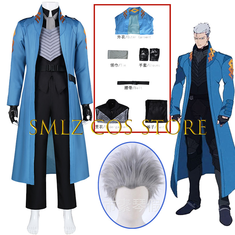 Kostum Cosplay Vergil Cry 5 Te - Men Accessories Set ulasan dan harga