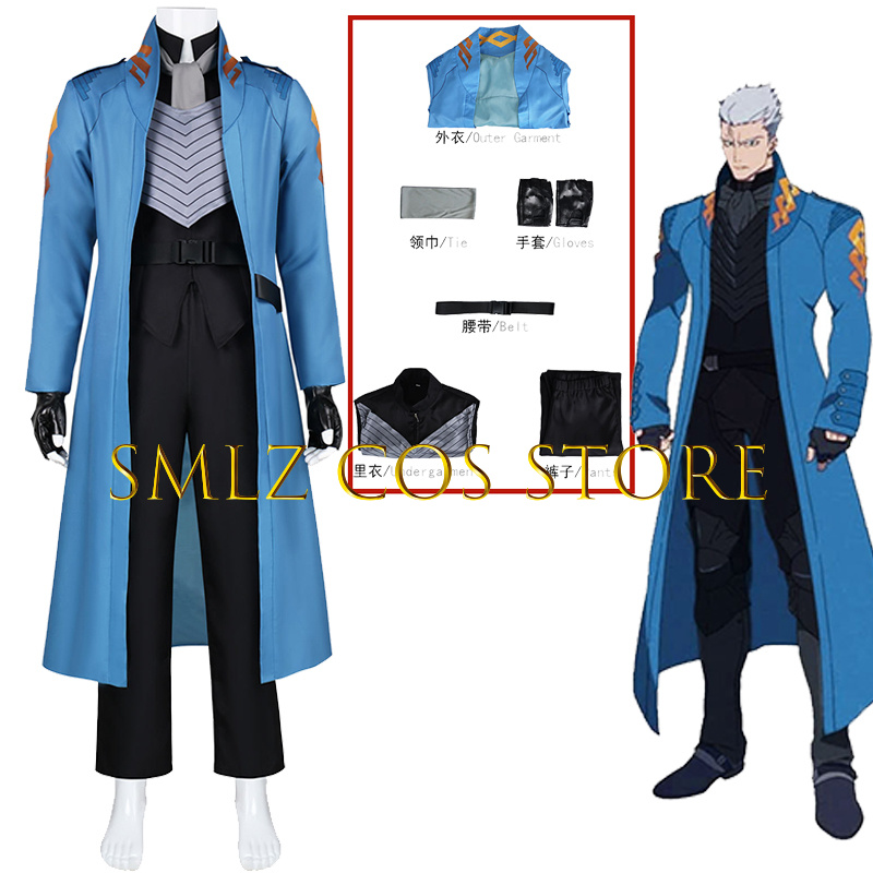 Kostum Cosplay Vergil Cry 5 Te - Men Accessories Set ulasan dan harga