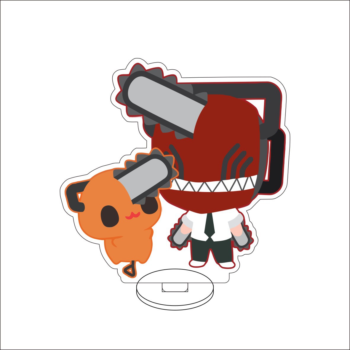 10CM Anime Chainsaw Man Pochit - Men Accessories To Gift ulasan dan harga