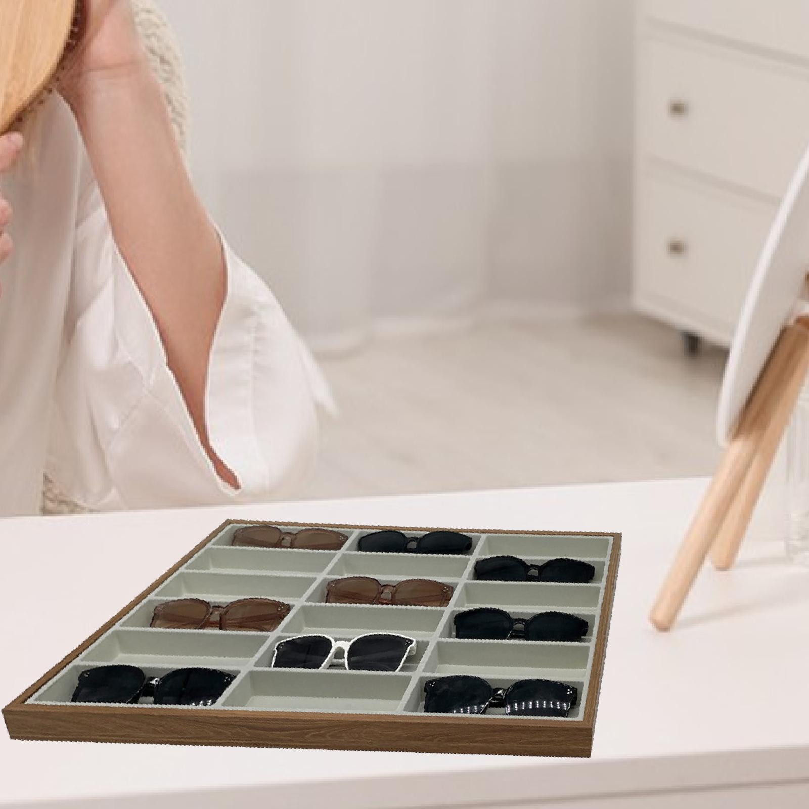 Baki Organizer Kacamata 18 Slo - Men'S Accessories Organizer Tray ulasan dan harga