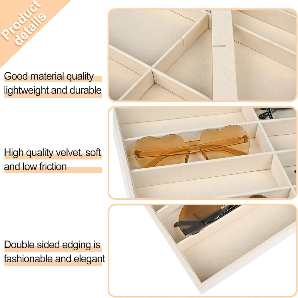 Organizer Kacamata Abu-abu Bei - Men'S Accessories Organizer Tray ulasan dan harga