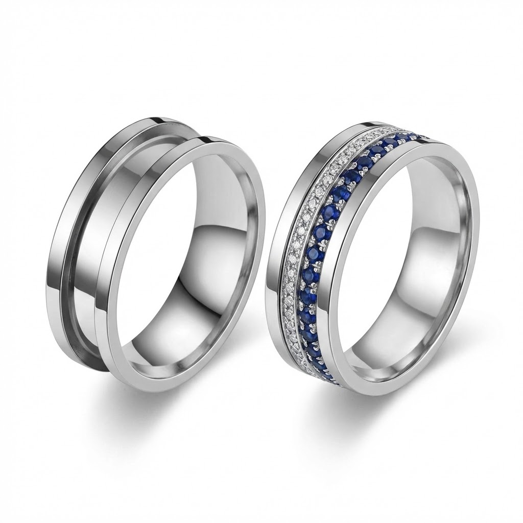 5pcs 7/8/9/10/11/12 Ring Core  - Men Accessories Jewellery ulasan dan harga